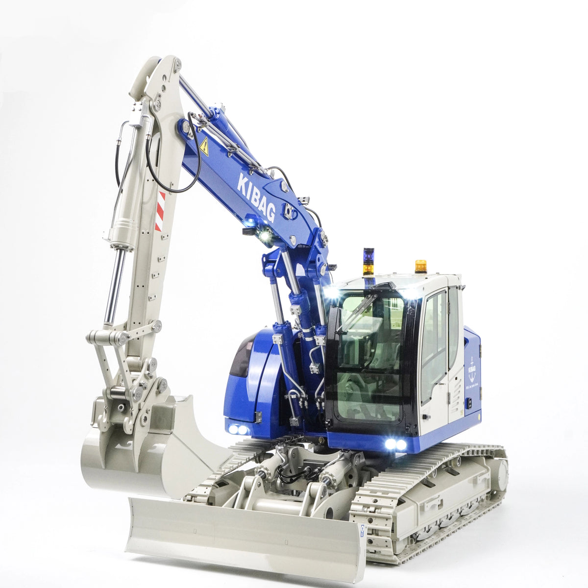 CUT-914 RC 1/14 RC Hydraulic Crawler Tailless Excavator Blue Painted ...