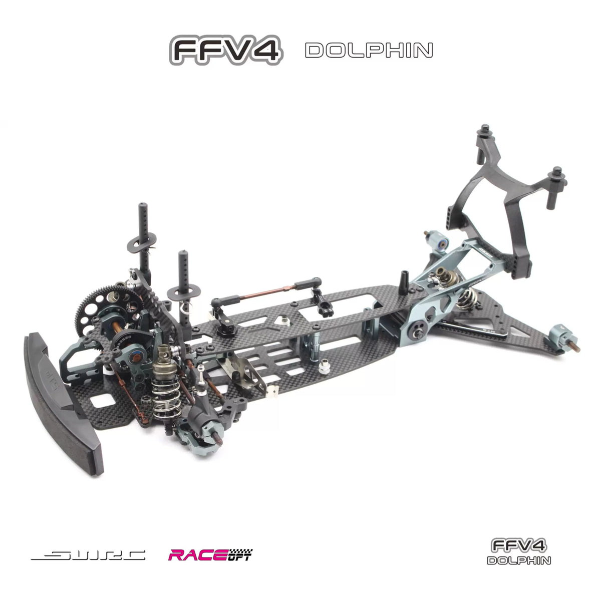 SNRC MTS FFV4 Dolphin 1/10 RC Car Frame kit – VAJJEXRC