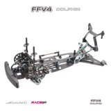 SNRC MTS FFV4 Dolphin 1/10 RC Car Frame kit