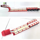 Tamiya 1/14 Rc Tractor All Metal Removable Transport Trailer with Wireless Transmission Light Set