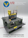 1:72 US Fighter Bomber Airport Scene Control Building Command Finished Model