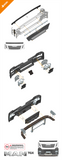 1/14 Tamiya 56325 56332 56350 MAN TGX Euro 6 Rc Truck Bumper Kit