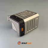 Scaleclub 1/14 Tamiya Rc Tractor Euro6 Stainless Steel Toolbox Miniature