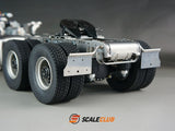 SCALECLUB 1/14 SCANIA R620 730 6x6 Stainless Steel Metal Chassis Assembly