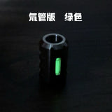 Color Titanium Alloy Tritium Tube Keychain Self-luminous for 25 Years