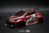 TGS TG Super 1/24 Yaris plastic car shell finished product, wheelbase 110mm front 80 rear 85mm