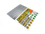 1/14 Tamiya Rc Tractor UV Sticker Set 258 D304