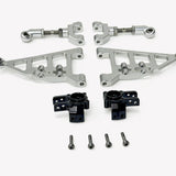 Traction Hobby KM RAM 1500 1/8 4wd Rc Car Op Parts Metal Swing Arm Steering Cup Tie Rod Full Set