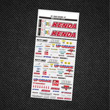 1/10 S15 RC DRIFT CAR Body Painting Sticker Water Transfer Sticker SC1721