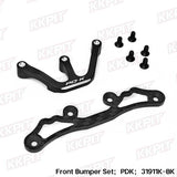 KKPIT 1/10 PDK Rwd Rc Drift Car Metal Bracket Carbon Fiber Front Crash 31911K
