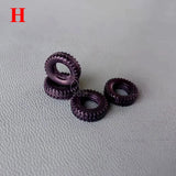 1/87 Alloy Static Model Truck Retrofit Rubber Tires 4pcs