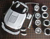 1/24 SHELBY GT500 RC DRIFT CAR SHELL 3D PRINT OP PART FOR TAMIYA