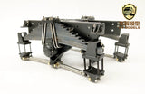 HY MODEL 1/14 RC TAMIYA TRACTOR TRUCK V Shape Full Metal Spring Steel Suspension for Wheel Side Reduction Axles