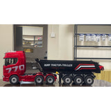 Kabolite K770S-102 1/14 Tamiya 3 Axle Metal Rc Tractor Electric Lifting Dump