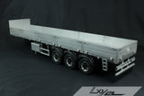 LXYRC 1/14 European Style Metal Three-axis Trailer