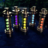 Brass Tritium Trachea Keychain 3x22.5mm