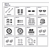 NSR 5XL-E 1/5 RC CAR Accessories Collection 4 Shock Absorber Differential Speed Accessories SNR05107