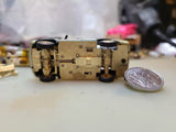 1/87 HO SCALE  LC100 4X4 Static Model Car Modified RC Brass Chassis  KIT