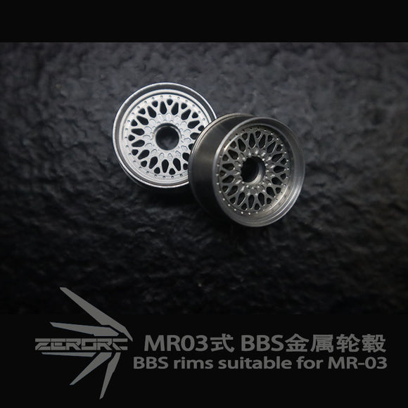 Zerorc Rw00s 1/24 RC Drift Car MR03 BBS 22mm Metal Wheels