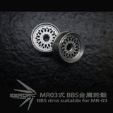 Zerorc Rw00s 1/24 RC Drift Car MR03 BBS 22mm Metal Wheels