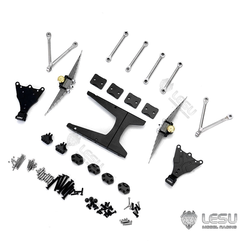 LESU 1 14 Rc Truck Rear Suspension Assembly X 8013 for Q 9011 Q 9012 Q 9013 Q 9014 Axle VAJJEXRC