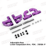KKPIT 1/10 PDK RWD RC DRIFT CAR Aluminum Alloy Adjustable Rear Swing Arm 31918K