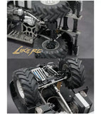 LIKERC 1/14 UNIMOG U535 4X4 RC Metal TRACTOR KIT