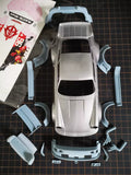 1/24 RWB 964 ZAKU Rc Drift Car shell Modification Kit with Water Sticker for Tamiya