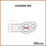 CAPO CD15829 GTR R34 1/8 Rc Car Steering Assembly