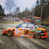 1/10 RC Drift Car YUKES Impreza SC1389 Wheelbase 256mm Sticker