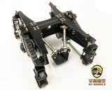 HY MODEL 1/14 RC TAMIYA TRACTOR TRUCK V Shape Full Metal Spring Steel Suspension for Wheel Side Reduction Axles