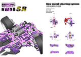 ZERORC RW00SR MR 1/24 RC DRIFT CAR KIT with Op Parts