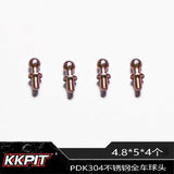 KKPIT 1/10 PDK RWD RC DRIFT CAR Full Set Stainless Steel Metal Ball Head