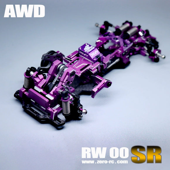ZERORC RW00-SR 1/24 AWD RWD RC DRIFT CAR KIT