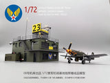 1:72 US Fighter Bomber Airport Scene Control Building Command Finished Model