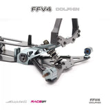 SNRC MTS FFV4 Dolphin 1/10 RC Car Frame kit