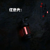 Titanium Alloy Tritium Tube Lamp Keychain 3x22.5mm