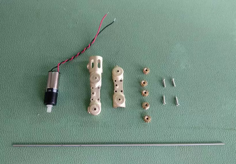 1/87 1/72 Rc Car Static Change Rc Double Shaft Gearbox Gear Motor ...