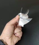 CNC Aluminum Alloy 40/60 80/100mm Propeller for Pulp Pump Jet Propulsion