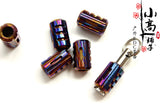 Color Titanium Alloy Tritium Tube Keychain Self-luminous for 25 Years