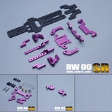 ZERORC RW00-SR 1/24 RWD Rc Drift Car Frame KIT Op Parts
