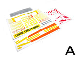 KAYA 1/14 TAMIYA RC TRACTOR 56375 56360 56362 FH16 COATING STICKER KUV004