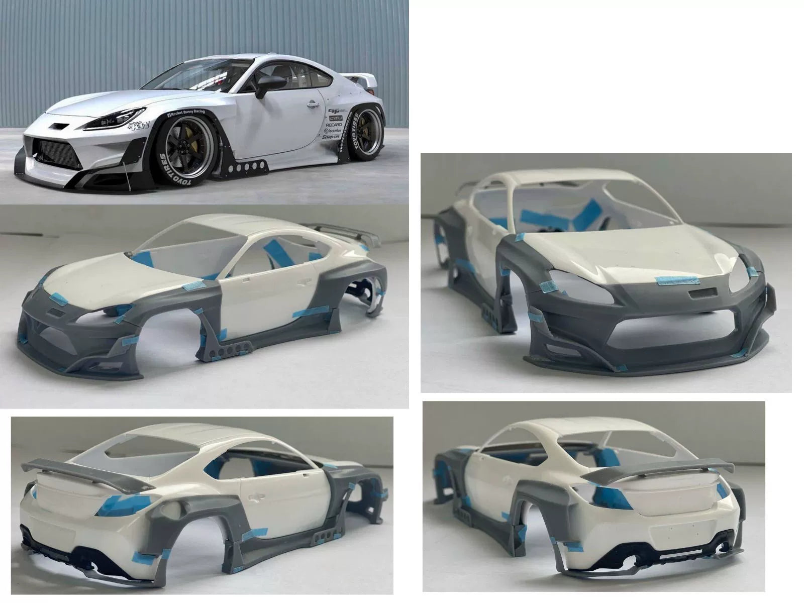 1/10 Toyota GR86 Pandem Rc Drift Car Transparent PC Case 195mm 1/10 Toyota GR86 Pandem Rc Drift Car Transparent PC Case 195mm