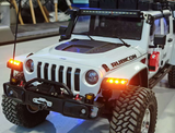 Rlaarlo JK07 Mk07 1/7 Rc Car Metal Front Bar WITH Remote Control Winch op
