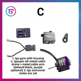 TG Super 1/24 Rc Drift Car Motor ESC Steering Gear Combination