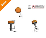 1/14 Tamiya Rc Truck Rotating Warning Light 2rl-012