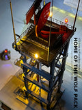 1/72 3D Printing Air Force Radar Tower Finished Product with Lighting Model Airport Miniature Scene