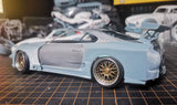 1/24 Supra MK4A80 TOP SECRET Rc Drift Car 3d Print Housing Modified with Transfer Sticker for Tamiya