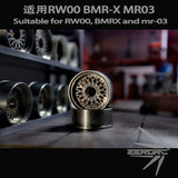 Zerorc Rw00s 1/24 RC Drift Car MR03 BBS 22mm Metal Wheels