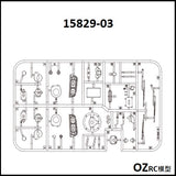 CAPO CD15829 GTR R34 1/8 Rc Car Plastic Parts